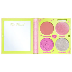 Too Faced Fairytale Crush Blush & Highlighter Palette Makeup Set Cream