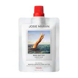 JOSIE MARAN Whipped Argan Oil Refillable Firming Body Butter Jar – Always Nude (Unscented) Lotion - Image 2