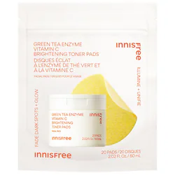 innisfree Mini Daily Vitamin C Korean Brightening Toner Pads with Niacinamide for Dark Spots​