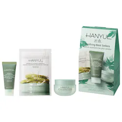 Hanyul Korean Artemisia Soothing Best Sellers Set with Centella Asiatica Cleanser