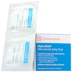 Dr. Dennis Gross Skincare Mini Alpha Beta Ultra Gentle Daily Peel Pads for Sensitive Skin