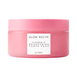 Glow Recipe Vitamin C Brightening Korean Guava Toner Pads for Undereye & Cheeks
